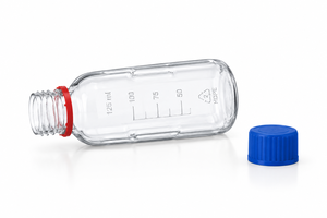 Botella de Plástico HDPE Transparente de 125 ml con Tapa de Rosca, Etiqueta Escribible, a Prueba de Fugas, Reutilizable, Envase Multiusos - Product Image 3