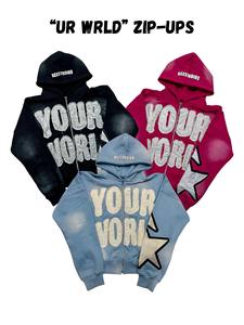 Acid Wash Zip Hoodie Men 100% Cotton Oversized Breathable Heavyweight Embroidered Patchwork Solid <b>Vintage</b> Washed <b>Track</b> <b>Jacket</b> - Product Image 1