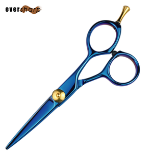 Tijeras de pelo de 5 pulgadas con acero inoxidable 440C y hoja de titanio tipo recto para peluqueros y profesionales de la belleza - Product Image 5