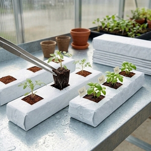 Bulk Biodegradable Reusable Plastic Coir Grow Bags-Hydroponics & Agriculture Use Mushroom Grow Black/White 100% PP - Product Image 5