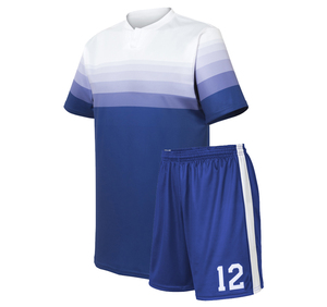 Ensembles d'uniformes de football personnalisés avec logo, maillot de foot en polyester à séchage rapide, couleur unie, tenue de football, maillot de foot - Product Image 5