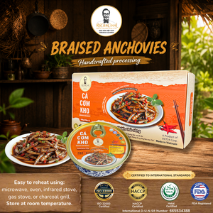 ปลาแอนโชวี่ตุ๋นพร้อมรับประทานแบบเวียดนาม 500 กรัม (250 กรัม x 2) บรรจุกล่อง ฮาลาล รับผลิตแบบ OEM แบรนด์ส่วนตัว - Product Image 6