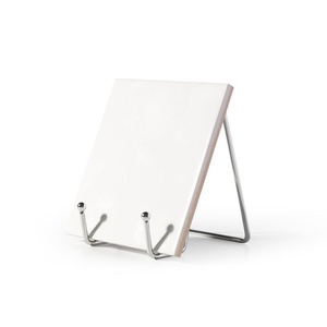 Présentoir de comptoir moderne en métal noir pour échantillons de carreaux – Support décoratif pour carreaux de céramique, marbre et granit - Product Image 3