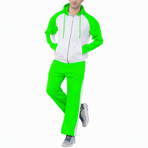 Ensemble de survêtement à capuche pour homme, couleur violette, avec fermeture éclair, manches longues, poches latérales, respirant, vêtements de sport décontractés - Product Image 5