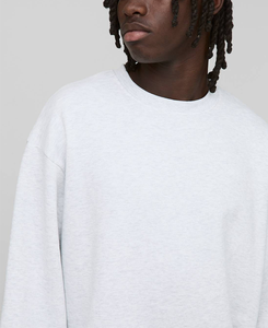 Sweat-shirt homme style britannique anti-plis sans repassage, en pur coton, imprimé, avec logo brodé, à manches longues, pour couples - Product Image 2