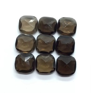 Natural Smoky <b>Quartz</b> Cushion Cut Loose Gemstones 6-30mm <b>Quartz</b> Stones For <b>Ring</b> And Fine Jewelry Making Wholesale Bulk Gemstone - Product Image 1