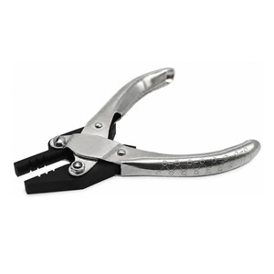 Pince à bec plat demi-rond parallèle à trois pinces pour la fabrication de rainures, outil de fabrication de bijoux 140 mm 5,51 pouces ZetomedPro - Product Image 1