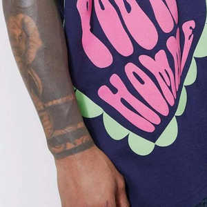 Camisetas Personalizadas de Algodón 100% con Estampado 3D Puff y Diseño en Blanco - Product Image 4