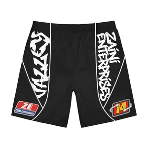 Shorts pour hommes légers, à séchage rapide, pour la course à pied, la gym, l'entraînement, respirants, décontractés, pour l'extérieur, pour l'été, en polyester/nylon, avec cordon de serrage - Product Image 6