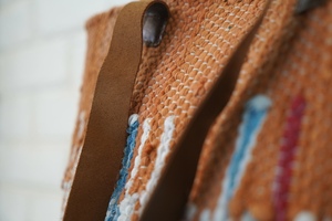 Bolso Tote Bohemio Ecológico de Moda 2026 para Mujer, con Asa de Cuero y Algodón Trenzado, Bolso de Viaje Personalizado - Product Image 3