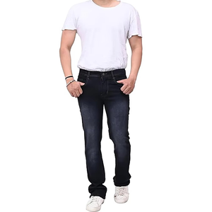Best Arrival Men's High Street Style <b>Jeans</b> Quick Dry Regular Plus Size New Design Comfortable Fabric Mid <b>Waist</b> Plus Light Weight - Product Image 3