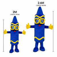 Costume de mascotte gonflable géant Baige 2M, personnage de dessin animé, pour événements éducatifs