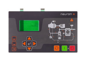 Panneau de commande industriel Neuron III, clavier à membrane, affichage RS-232 Ethernet 1024x768, câble ruban flexible, interface machine - Product Image 3