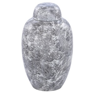 Urnes funéraires en aluminium pour adultes, finition marbre rose et noir, urne funéraire en métal pour cendres humaines, urne commémorative pour crémation. - Product Image 4
