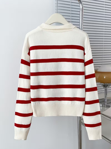 Pull-over femme à col rond, coupe ajustée, uni, manches longues, hiver, 100% coton, tenue de bureau, de fête, quotidienne, Bangladesh - Product Image 3