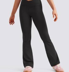 Pantalones de Yoga Vintage para Padres e Hijos, Otoño Invierno, para Niñas, Cintura Alta, Ajustados, Súper Elásticos, 100% Algodón, para Fitness y Deportes al Aire Libre - Product Image 5