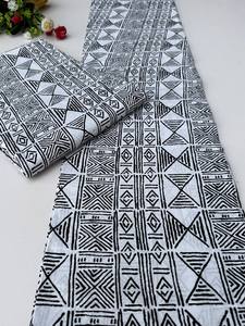 Mozambique African Wax Print Ankara 100% Cotton Twill <b>Fabric</b> for Boys Shirts Dresses and Trendy Fashion - Product Image 3