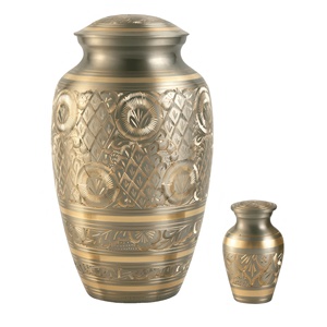 Luxury adult cremation <b>urn</b> for human ashes <b>large</b> memorial <b>urn</b> with elegant finish secure lid durable build timeless tribute - Product Image 5