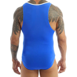 Combinaison de lutte personnalisée pour hommes adultes, respirante, anti-plis, séchage rapide, en polyester, coton et élasthanne, avec impression personnalisée - Product Image 4
