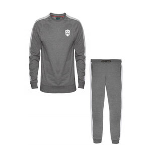 Conjunto deportivo de dos piezas para hombre, ajuste cómodo, ideal para entrenamiento en el gimnasio y uso diario informal. - Product Image 1