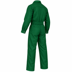Traje de trabajo de seguridad para hombre al por mayor, mono industrial para mecánico, traje protector de una pieza, mono de trabajo de color sólido personalizado - Product Image 5