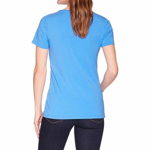 เสื้อยืดครอปท็อปผู้หญิงผ้าฝ้ายโพลีเอสเตอร์ 100% น้ำหนักเบา เป็นมิตรกับสิ่งแวดล้อม สั่งทำได้ ระบายอากาศดี สวมใส่สบาย ทรงโอเวอร์ไซส์ เสื้อยืดผู้หญิง OEM - Product Image 2