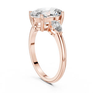 Premium 925 Sterling Silver Oval Shape Moissanite <b>Diamond</b> <b>Ring</b> Wholesale Wedding Jewelry Supplier Manufacturer - Product Image 3
