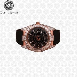 Charm Jewells Luxury Tonneau <b>Watch</b> Rose Gold Silicone Band Analog Quartz Sapphire Crystal Luminous Women Fashion - Product Image 1