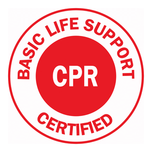 Étiquettes ovales autocollantes durables Brady pour casques de sécurité, finition mate, double face, gaufrées pour l'identification de sécurité CPR et BLS - Product Image 3
