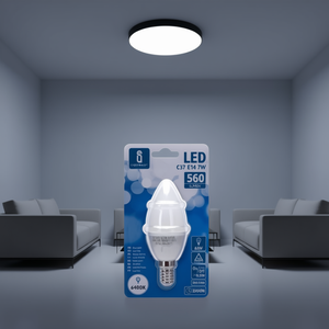 Lampadina Led C37 E14 7W 6400K Bianco Freddo 560Lm Durata 25000H - Product Image 3