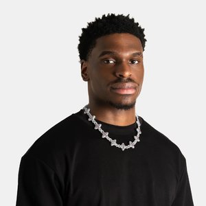 Collier à maillons en or plaqué or avec moissanite scintillante pour homme, style hip-hop, argent 925, bijoux de créateur de luxe, cadeau élégant personnalisé - Product Image 4