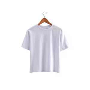 เสื้อยืดผู้หญิงสไตล์วินเทจลำลอง ผ้าฝ้ายผสมโพลีเอสเตอร์ เนื้อนุ่ม ระบายอากาศดี ป้องกันรังสียูวี แห้งเร็ว ลายสก็อต พิมพ์ลายการ์ตูนและตัวอักษร - Product Image 2