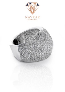 Bague en moissanite la plus vendue, plaquée or blanc, bague de promesse, bijoux de mariage pour femmes, disponible à prix abordable - Product Image 4
