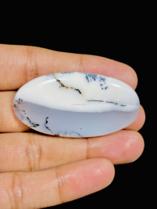 Haute qualité lisse poli naturel Dendrite opale Cabochon fait à la main pierre précieuse en vrac pour la fabrication de bijoux accessoire - Product Image 4