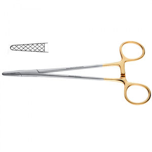 Pinzas Mayo Hegar manuales de acero inoxidable, portaagujas reutilizables, juego de instrumentos de microcirugía ocular, logotipo personalizado, impresión eléctrica - Product Image 6