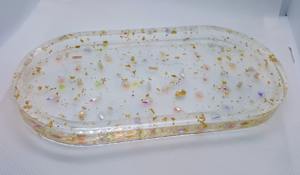 Bandeja de Resina Transparente, Bandeja de Resina de Alta Transparencia para Organización Minimalista del Hogar, Plato de Servicio al por Mayor - Product Image 4