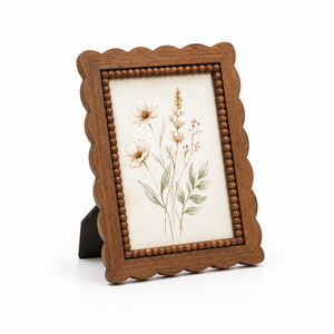 Wholesale Handmade Rattan Photo <b>Frame</b> Natural Mango Wood <b>Picture</b> <b>Frame</b> Eco Friendly Webbing Tabletop Home Decor - Product Image 5
