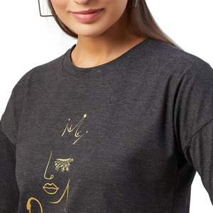 เสื้อยืดผู้หญิงลายกราฟิกแบบรักษ์โลก พิมพ์ลายควีน ผ้าฝ้ายลำลอง แขนสั้น แฟชั่นสำหรับสุภาพสตรี รับสกรีนโลโก้ คุณภาพสูง ขายส่ง - Product Image 6