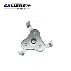 Clé à filtre à huile réglable à 3 mâchoires en acier TAIWAN CALIBRE pour une plage de 63 mm à 102 mm, garantie 1 an - Product Image 3