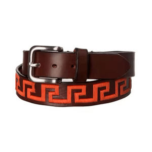 Cinturón de Cuero Argentino Premium, Cinturón Deportivo Personalizado con Bordado Polo, Cinturón Genuino con Logotipo Personalizado - Product Image 3