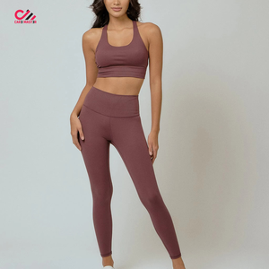 Cheap Price Women <b>Yoga</b> <b>Sets</b> Custom New Sportswear Women's <b>Yoga</b> <b>Set</b> Gym High Stretch Workout <b>Yoga</b> Leggings <b>Sets</b> - Product Image 2