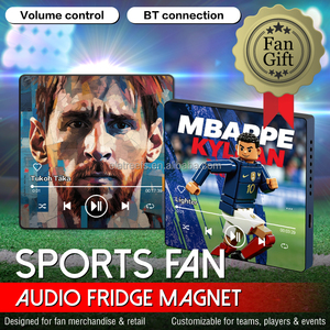 Aimant de réfrigérateur audio personnalisé OEM, lecteur de musique, cadeau promotionnel pour événements, cadeau pour les fans de superstars, pour les événements sportifs de football - Product Image 3