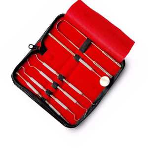 Kit d'hygiène dentaire 2026 avec instruments manuels, gratte-tartre et outils en acier pour l'élimination du tartre, certifié CE ISO par Grip Surgical - Product Image 3