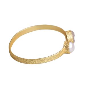 Statement 18K Gold Plated Adjustable Brass <b>Bracelet</b> Handmade Unisex Fashion Jewelry Ready to Ship Wholesale - Product Image 2