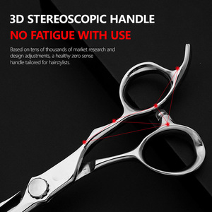 7.5 Inch Mini Japanese 440C Barber <b>Beard</b> Nose Hair Shears Small <b>Scissors</b> Stainless Steel Professional Beauty Salon Use - Product Image 6