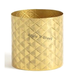 Macetero de Diseño Moderno y Clásico para Interiores y Exteriores, Resistente, con Recubrimiento de Polvo de Hierro, Multiusos, con Drenaje - Product Image 1
