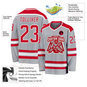 Direct Factory Sale <b>Ice</b> Hockey Jersey in Different Sizes / Custom Made Logo Design <b>Ice</b> Hockey Jersey - Product Image 3