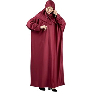Abaya de haute qualité pour femmes, en mousseline de soie, vintage, droite, longueur cheville, manches longues, robe musulmane modeste pour adultes - Product Image 4