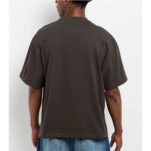 T-shirts Streetwear Premium en Mélange Épais, Unis et Vierges, Vente en Gros, Style Shaka Wear, Col Ajusté, T-shirt Streetwear Ultra Lourd - Product Image 3