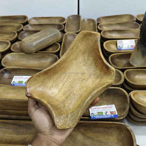 Diseño único, cuenco de madera de alta calidad para velas, artículo decorativo para Diwali y Navidad, último diseño a bajo precio. - Product Image 1